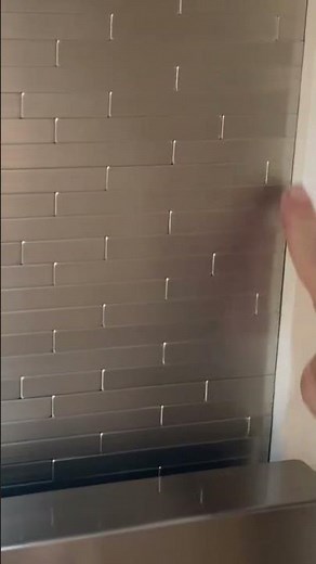 Easy DIY behind a stove backsplash