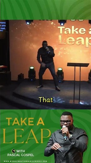 Take a Leap,Take heed to God’s Word.
