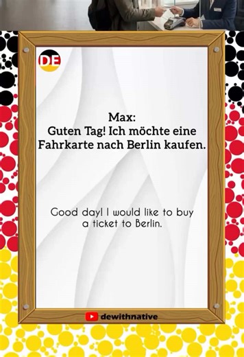 German A1 Conversations at the Train Station