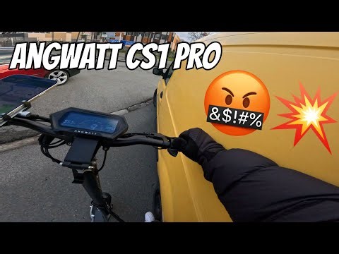 Ride et Test Angwatt CS1 Pro : Je rentre dans une camionnette 😅 - Essai Complet
