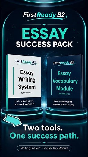 Essay Success Pack for Cambridge B2 First. #b2first