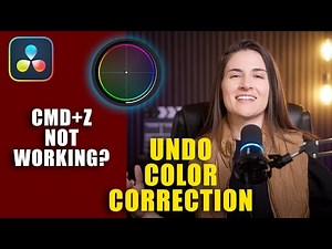 How to Undo Color Correction in DaVinci Resolve (FIX) | Command Z Not Working 2024 #davinciresolve