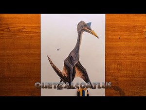 Drawing the Quetzalcoatlus from Dominion! | Jurassic World Speed Drawing