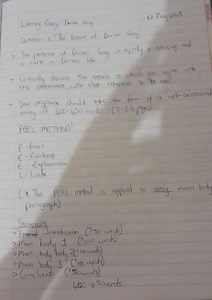 Literary Essay: "Dorian Gray"12 May 2025Question 1: "The Pic... | Filo