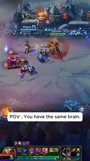 The ultimate brain connection #lol #gaming