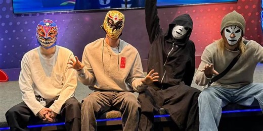BTS members Jin, Suga, Jimin, and Jungkook attend wrestling match in Mexico