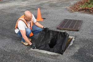 Ultra-Drain Guard® - Economy Frame Model - SpillContainment.com