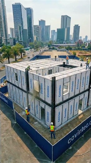 Así se ve el futuro de la construcción con Covintec: rapidez, precisión y tecnología.