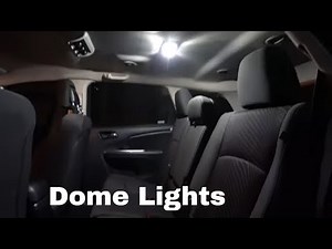 Change | Replace Dodge Journey Interior Dome Lights | LED Bulb Install