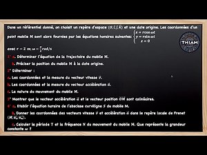 Fais cet exercice et tu n'auras plus de problèmes en Cinématique (MCU)