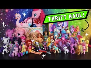 ✨ EPIC THRIFT HAUL! MLP G1 G3 G4 and G5, Barbie 80s 90s 2000s, Monster High G1, Disney & MORE!