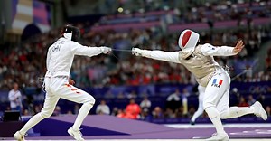 Yellow Piste: Men's Foil Team | Fencing | Olympic Games Paris 2024
