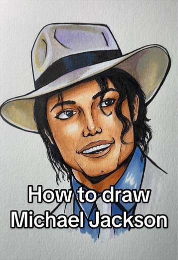 How to Draw Michael Jackson Easy Step by Step Tutorial