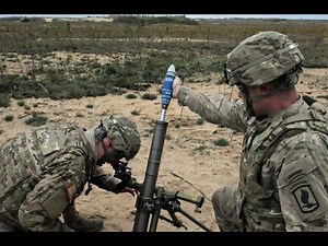 81mm Mortars Live Fire