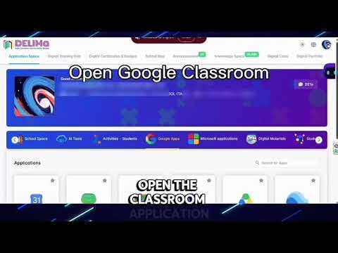 CARA LOGIN GOOGLE CLASSROOM MELALUI DELIMA 3.0