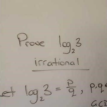 How to prove that log base 2 of 3 is irrational using proof by contradiction