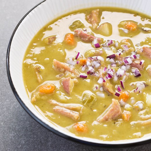 Hearty Ham and Split Pea Soup with Potatoes | America's Test Kitchen