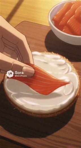 【ASMR】Smoked Salmon Bagel | Real Anime Cooking by Chef Shu