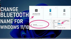 Change Bluetooth Name Of Windows 11 or 10 PC & Rename Bluetooth Devices