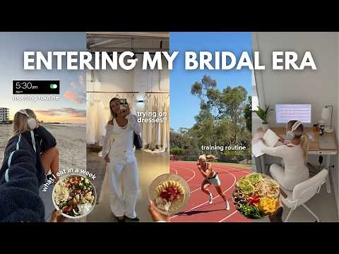 entering a new era... wellness, wedding dresses & getting stronger | 5am morning routine + training