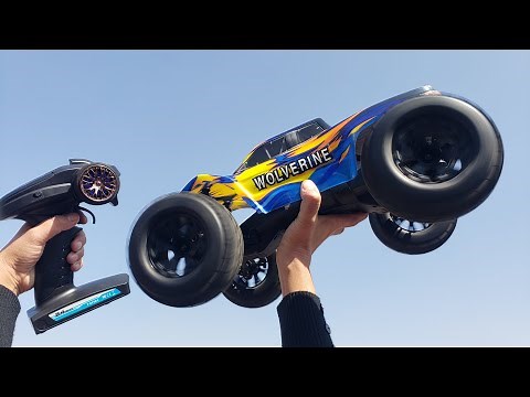 1/10 Scale HSP Racing 4x4 WOLVERINE RC Monster Truck Unbox and Test