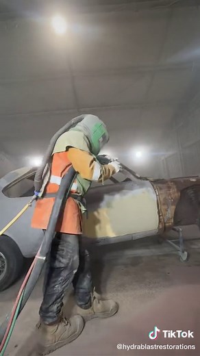 Restoring a Vintage Mazda RX2 Coupe with Sandblasting