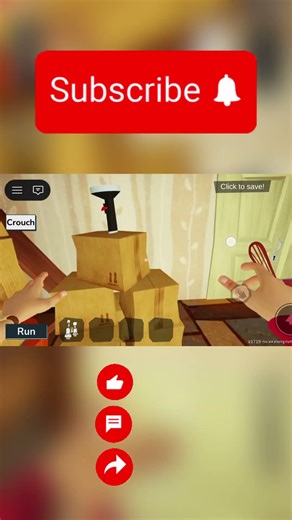 Hello Neighbor ACT in Roblox 😱 Stealth Horror Gameplay #shorts #roblox #gaming #robloxshorts