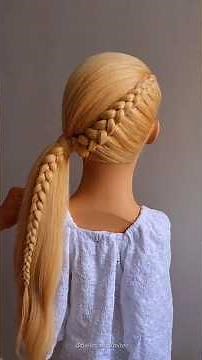 Peinados fáciles con trenzas de moda #fashionstyle #braidstyles #hairstyle