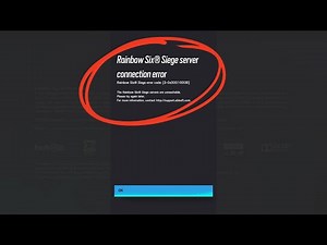 How to Fix Rainbow Six Siege Connection Failure | Connection to Game Server Lost