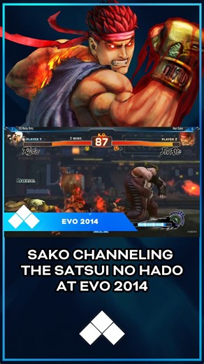 Sako channels the Satsui No Hado at Evo 2014 #streetfighter4 #streetfighter #fightinggames #fgc #evo | Evolution Championship Series