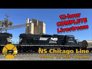 October 22, 2025 #1 - Huron - Ohio, USA | LIVE Train Camera
