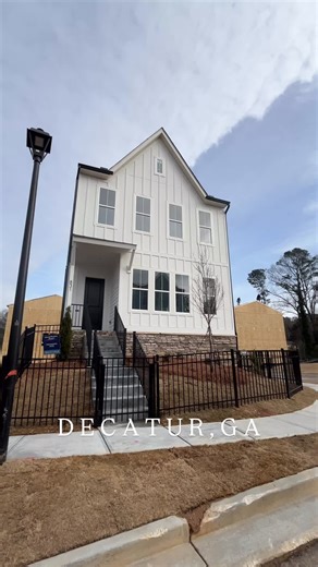 New townhome-style family homes designed for modern living. Three levels, two-car garages, a guest suite on the entry level, and spacious bedrooms throughout, including the 4 bed / 3.5 bath. Energy-efficient features, high-end finishes, and a prime location minutes from Downtown Decatur, Avondale Estates, and Toco Hills with Lulah Hills coming soon. Homes start in the $580s with up to $30,000 in closing cost incentives. DM me “Decatur” to tour before these homes sell out. Takarah Collins, Realto