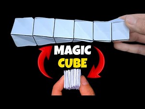 DIY Origami Magic Cube | How To Make Paper Transforming Origami