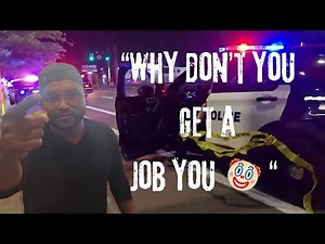 Siberian Frauditor gets owned and shut down by police at crime scene!