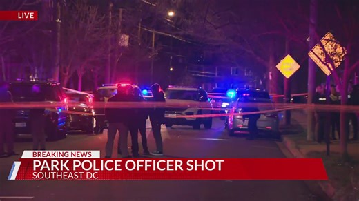 US Park Police officer hospitalized after shooting in Southeast DC, roads closed