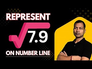 How to Represent √7.9 on the Number Line | Step-by-Step Root 7.9 Geometrical Construction