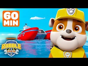 Rubble's Summer Fun & Sea Patroller Rescues! w/ PAW Patrol | 1 Hour Compilation | Rubble & Crew