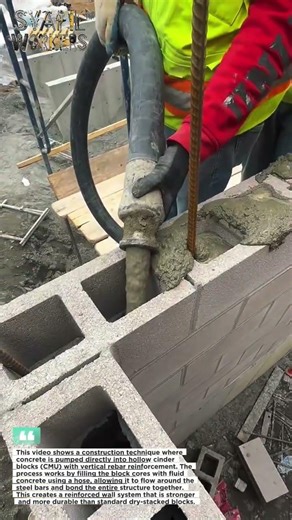 “Why Pros Fill Cinder Blocks Like This – Faster & Stronger Build!”
