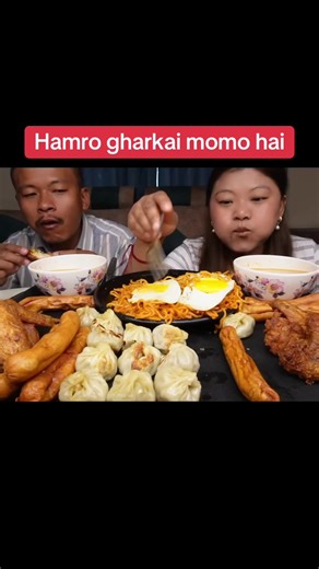 Nepali Mukbang: Enjoying Delicious Momos at Home