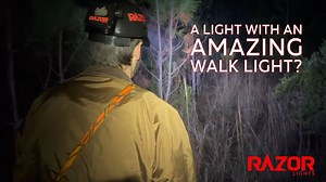 One of the BEST lights on the market! The NEW Razor Z1 has everything you need in a competition coon hunting light. The excellent walk light, brilliant red light, crisp green laser and powerful main beam will have you outshining the competition! These lights are impressive 🔥 Check out the link in the comments to order yours today! | Conkey's Outdoors