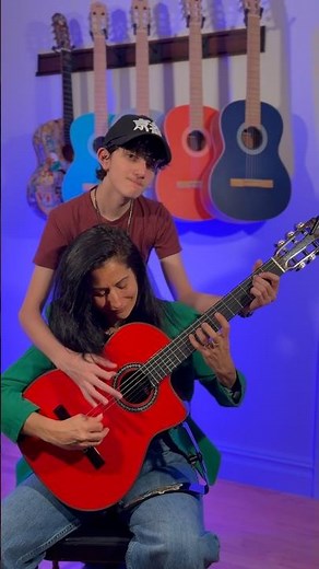 Using my son as a metronome to practice LEYENDA (Asturias) #shorts #leyenda #asturias