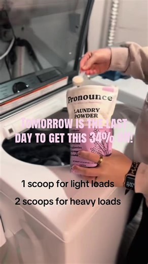 44% off until tomorrow January 31! I just ordered two more bags before the sale is over! There's also an extra 10% off coupon you can clip to save a little more🫶🏻 #laundry #nontoxic #cleantok #laundrydetergent #laundryrestock