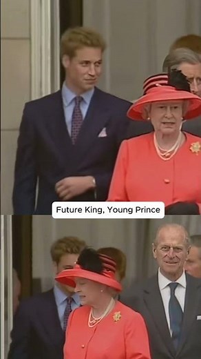 When the Crowd Cheered for Young Prince William #princewilliam