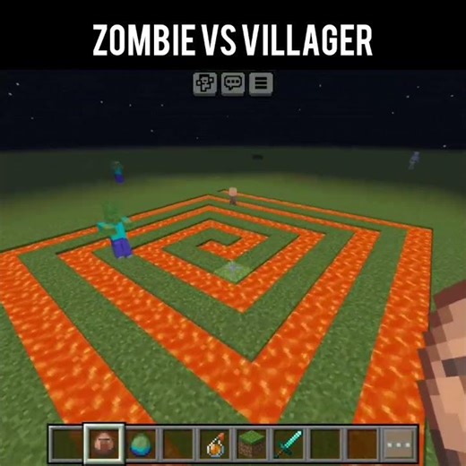 Pillager 😈 vs Villager 😇 | Who will survive? ⚔️