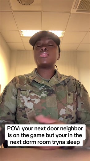 Military Dorm Room Sleep Struggle