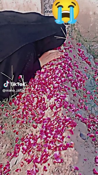 Emotional Tribute with Rose Petals