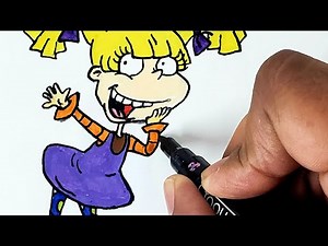 Easy Drawing of Angelica From Rugrats