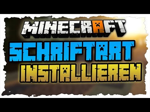 MINECRAFT Schriftarten installieren - Tutorial (Deutsch) 3 Minecraft-Fonts
