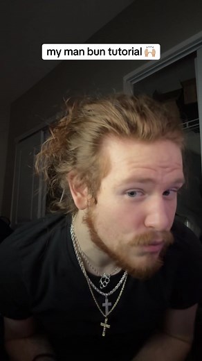 Stylish Man Bun Tutorial for Wavy and Curly Hair
