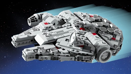 Somehow, the Lego Star Wars Millennium Falcon actually builds 19 different ships